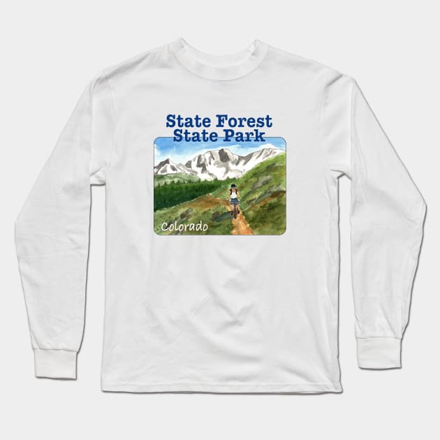 State Forest State Park Long Sleeve T-Shirt by MMcBuck